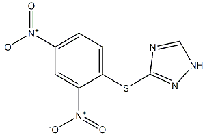 3-[(2,4-dinitrophenyl)thio]-1H-1,2,4-triazole 结构式
