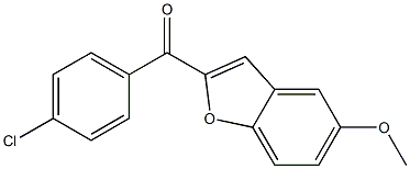  (4-chlorophenyl)(5-methoxybenzo[b]furan-2-yl)methanone