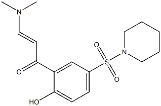 3-(dimethylamino)-1-[2-hydroxy-5-(piperidinosulfonyl)phenyl]-2-propen-1-one