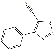 5-Cyano-4-phenyl-1,2,3-thiadiazole Struktur