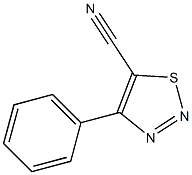 5-Cyano-4-phenyl-1,2,3-thiadiazole Structure