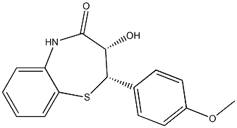  (2S,3S)-2,3-Dihydro-3-hydroxy-2-(4-methoxyphenyl)-1,5-benzothiazepine-4-(5H)-one