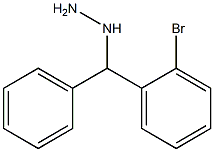 ((2-bromophenyl)(phenyl)methyl)hydrazine Structure