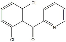 (2,6-dichlorophenyl)(pyridin-2-yl)methanone 化学構造式