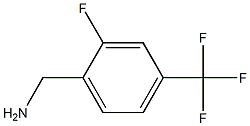 (2-fluoro-4-(trifluoromethyl)phenyl)methanamine Structure