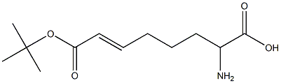 (2R)-BOC-2-AMINO-6-HEPTENOIC ACID,,结构式