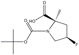 (2R,4R)-1-tert-butyl 2-methyl 4-fluoropyrrolidine-1,2-dicarboxylate