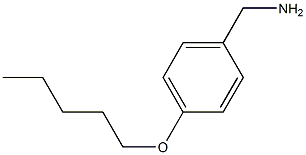 (4-(pentyloxy)phenyl)methanamine Structure