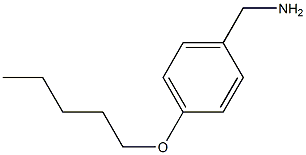 (4-(pentyloxy)phenyl)methanamine,,结构式