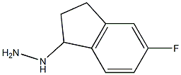 (5-fluoro-2,3-dihydro-1H-inden-1-yl)hydrazine Structure