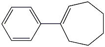 (E)-1-phenylcyclohept-1-ene Structure