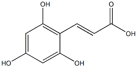 (E)-3-(2,4,6-trihydroxyphenyl)acrylic acid Structure