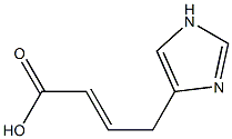 (E)-4-(1H-imidazol-4-yl)but-2-enoic acid Struktur