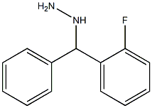 1-((2-fluorophenyl)(phenyl)methyl)hydrazine Struktur