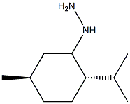 1-((2S,5R)-2-isopropyl-5-methylcyclohexyl)hydrazine,,结构式