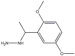 1-(1-(2,5-dimethoxyphenyl)ethyl)hydrazine Structure