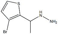 1-(1-(3-bromothiophen-2-yl)ethyl)hydrazine Structure