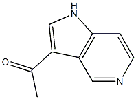 1-(1H-pyrrolo[3,2-c]pyridin-3-yl)ethanone,,结构式