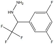 1-(2,2,2-trifluoro-1-(3,5-difluorophenyl)ethyl)hydrazine Structure