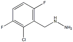 1-(2-chloro-3,6-difluorobenzyl)hydrazine 结构式