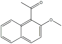 1-(2-methoxynaphthalen-1-yl)ethanone Struktur