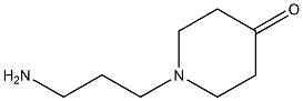 1-(3-aminopropyl)piperidin-4-one Struktur