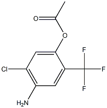 1-(4-Amino-5-chloro-2-trifluoromethyl-phenyl)-acetic acid Structure