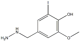 1-(4-hydroxy-3-iodo-5-methoxybenzyl)hydrazine Structure