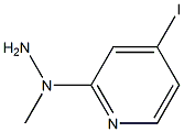 1-(4-iodopyridin-2-yl)-1-methylhydrazine 结构式
