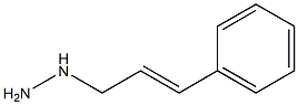 1-cinnamylhydrazine,,结构式