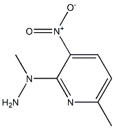 1-methyl-1-(6-methyl-3-nitropyridin-2-yl)hydrazine Structure