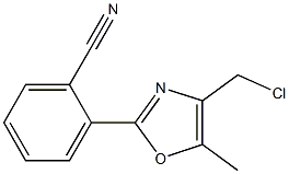 2-(4-(CHLOROMETHYL)-5-METHYLOXAZOL-2-YL)BENZONITRILE