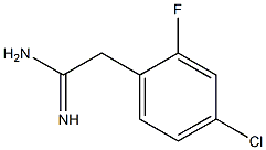 2-(4-chloro-2-fluorophenyl)acetamidine,,结构式