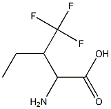 2-amino-3-(trifluoromethyl)pentanoic acid 结构式