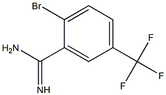 2-bromo-5-(trifluoromethyl)benzamidine Structure