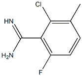 2-chloro-6-fluoro-3-methylbenzamidine 结构式