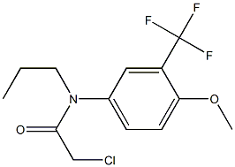 2-chloro-N-(3-(trifluoromethyl)-4-methoxyphenyl)-N-propylacetamide