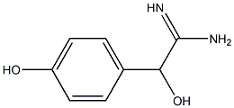 2-hydroxy-2-(4-hydroxyphenyl)acetamidine Struktur