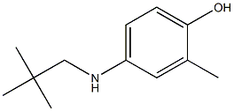 2-methyl-4-(neopentylamino)phenol Structure