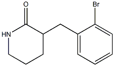 3-(2-bromobenzyl)piperidin-2-one,,结构式