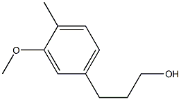 3-(3-methoxy-4-methylphenyl)propan-1-ol Structure