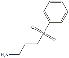 3-(phenylsulfonyl)propan-1-amine Structure