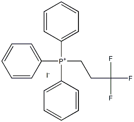 3,3,3-trifluoropropyltriphenylphosphonium iodide 化学構造式