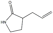 3-allylpyrrolidin-2-one 化学構造式