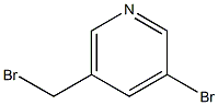 3-bromo-5-(bromomethyl)pyridine 结构式
