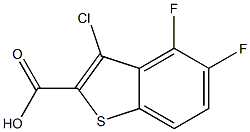 3-chloro-4,5-difluorobenzo[b]thiophene-2-carboxylic acid Structure