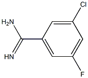 3-chloro-5-fluorobenzamidine Struktur