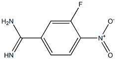 3-fluoro-4-nitro-benzamidine,,结构式