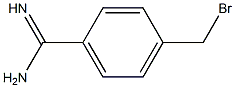 4-(bromomethyl)benzamidine,,结构式