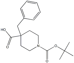 4-benzyl 1-tert-butyl piperidine-1,4-dicarboxylate,,结构式